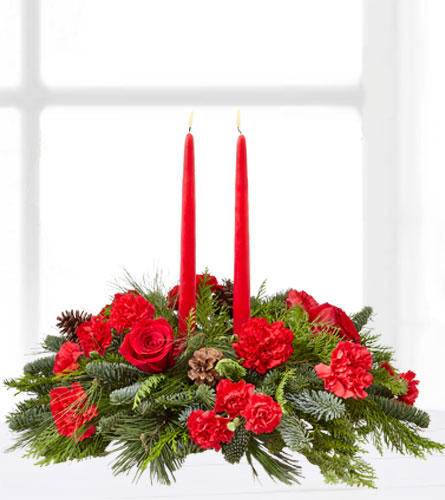 Holiday Classics Deluxe Red Centerpiece